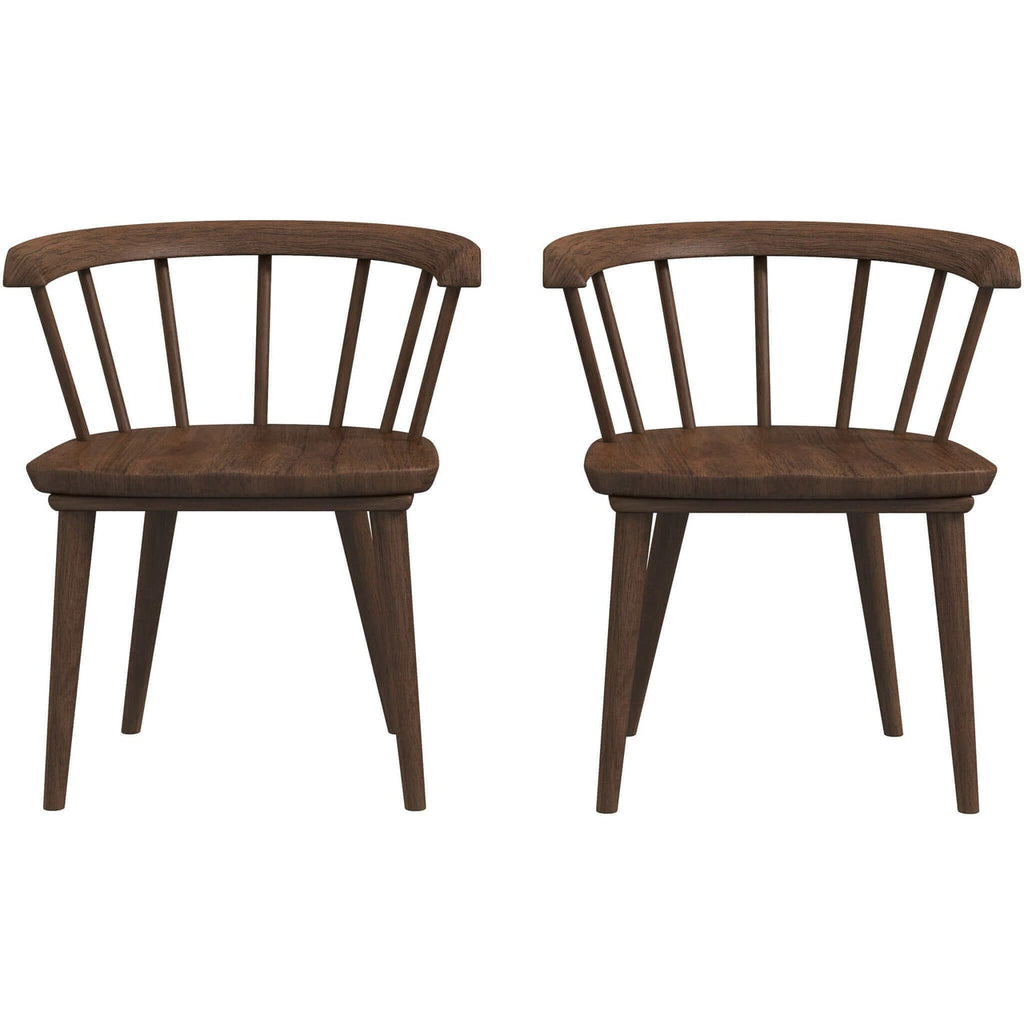 Minimalist Kingsley Mid-Century Modern Dining Chair (Set of 2)