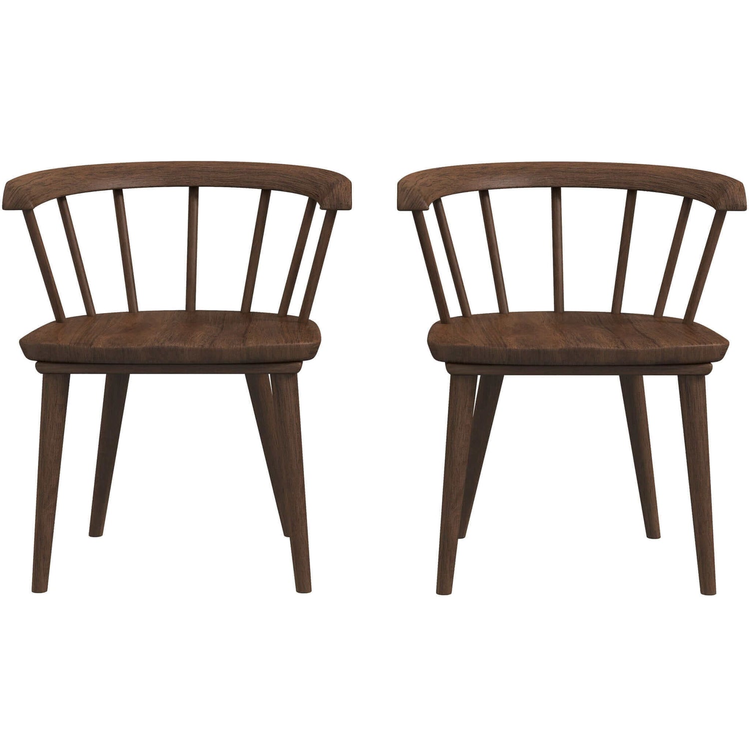 Minimalist Kingsley Mid-Century Modern Dining Chair (Set of 2)
