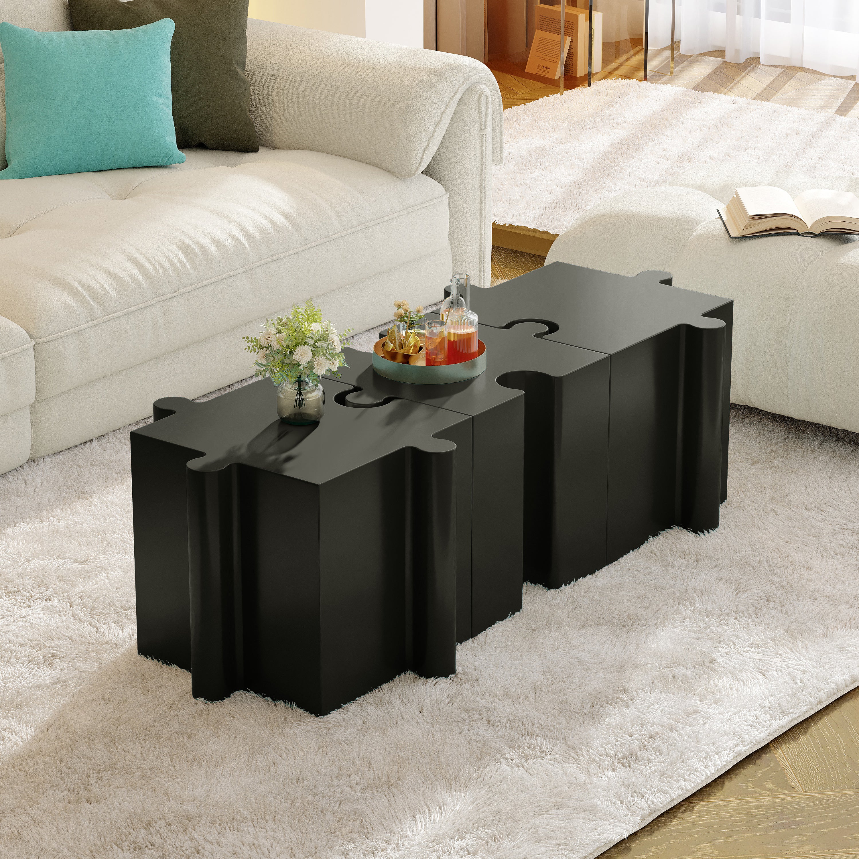 Puzzle Art Side Table