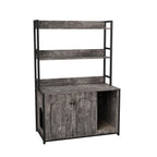 Large Cat Litter Box Enclosure With Shelf Storage