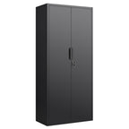 70-Inch 2-Door File Cabinet with Lock, 4 Adjustable Shelves