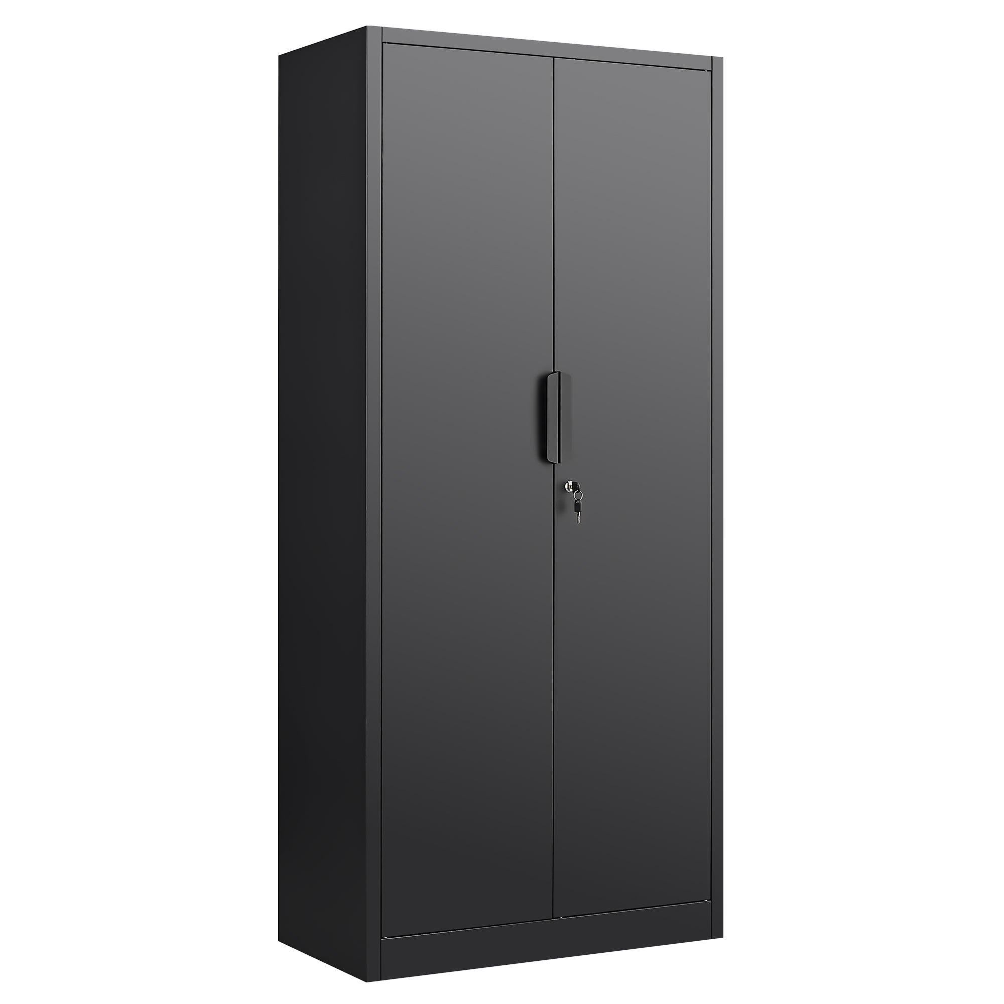 70-Inch 2-Door File Cabinet with Lock, 4 Adjustable Shelves