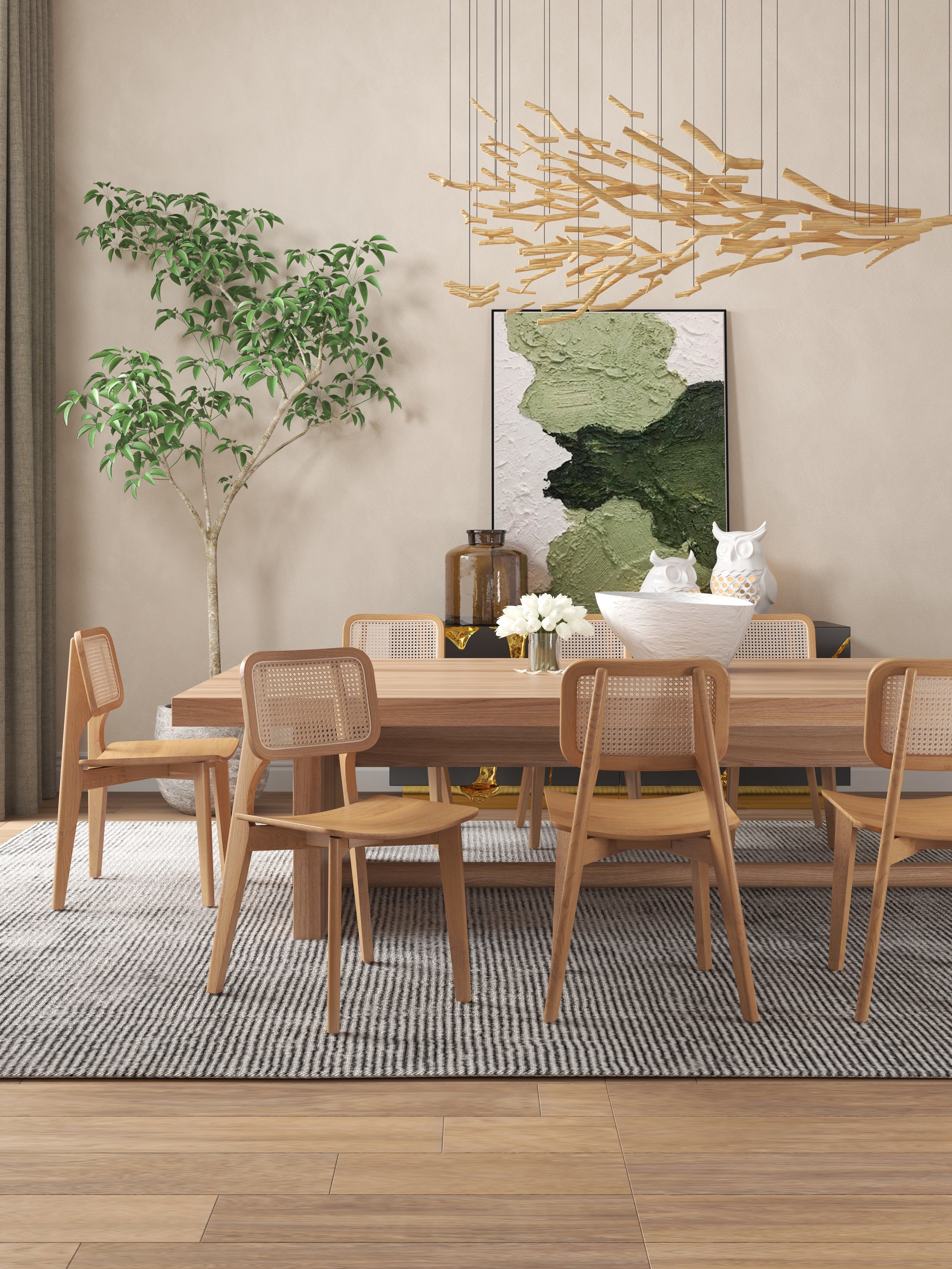 Versailles Wood Dining Chair Set of 2