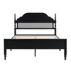 Elegant Bedroom Centerpiece Queen Bed with Padded Headboard Insert