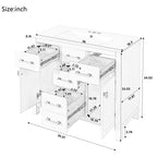 36'' Bathroom Vanity with Ceramic Sink Combo Set