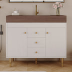 36 in Modern Free-standing Bathroom Vanity with Ceramic Sink & Ample Storage