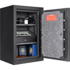 2.02 Cubic Ft Biometric Keypad Fire Resistant Safe