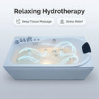 67 in. x 34 in. Acrylic Whirlpool Bathtub with Center Drain