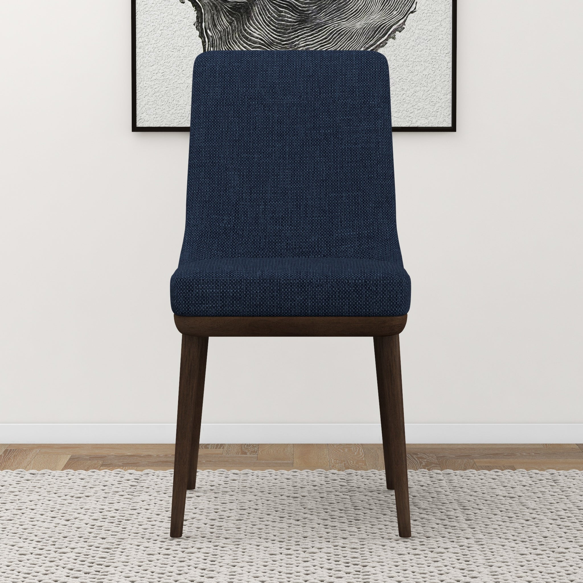 Minimalist Kate Mid-Century Modern Dining Chair (Set of 2)