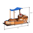 Outdoor Fir Wood Play Set