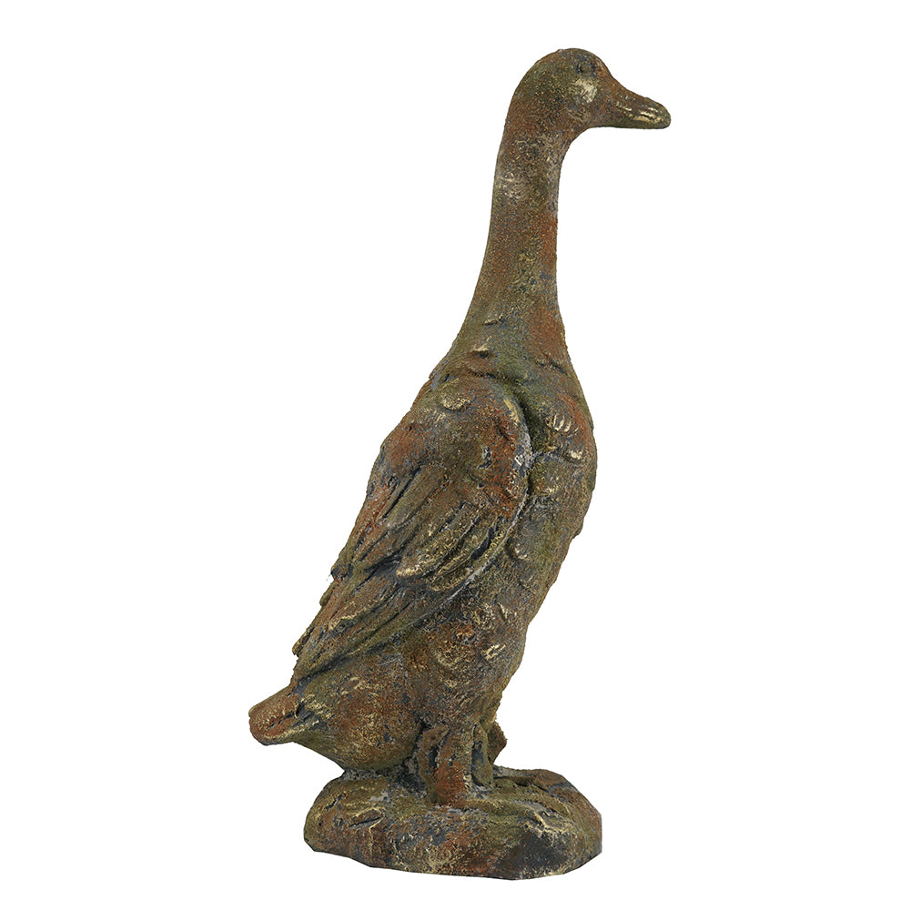 Farmhouse Duck Figurine, 12 x 8.3 x 23 Inches, Magnesium Oxide