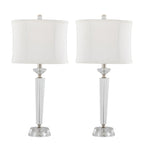 Diamond Torch 25.75" Contemporary Crystal Table Lamp