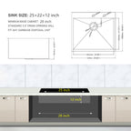 25"x22" Laundry Utility Sink