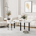 Contemporary Rotatable Cocktail Table