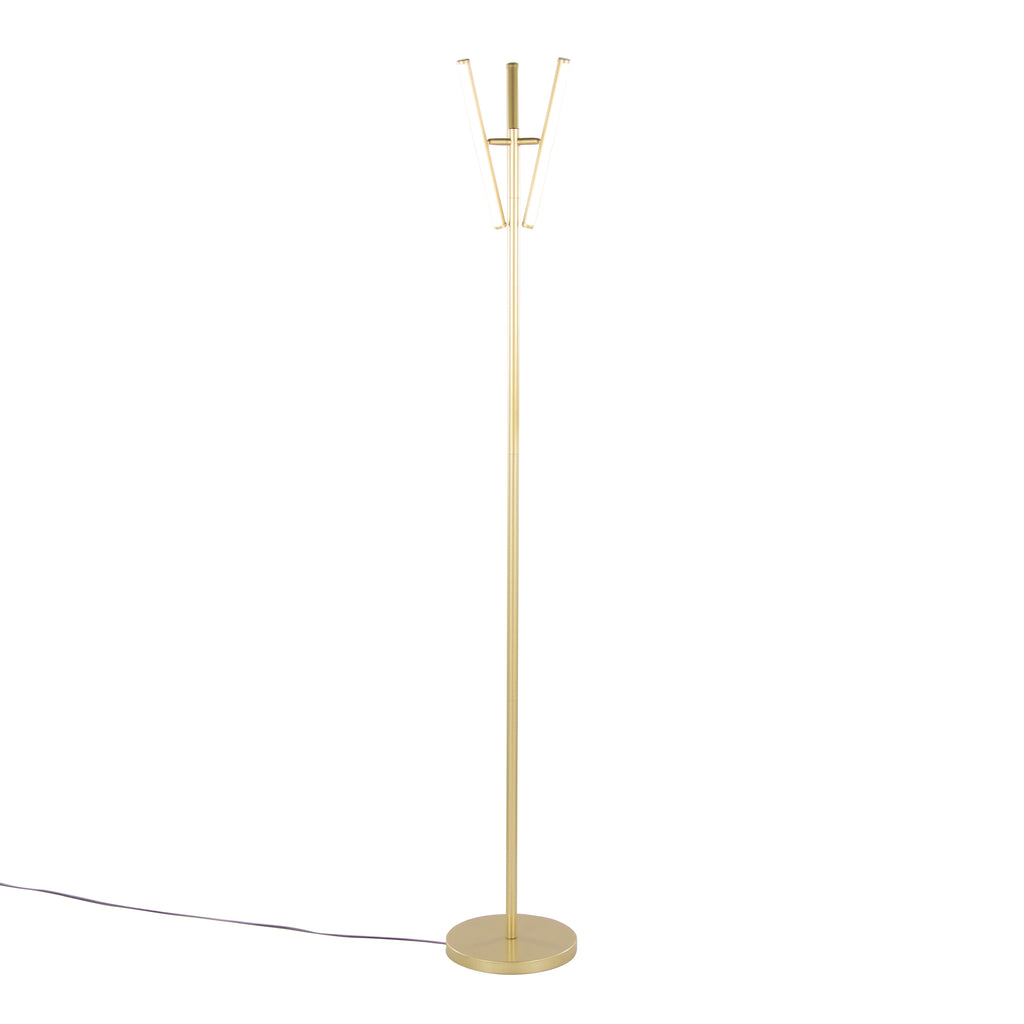 Icicle 65" Modern Swivel Floor Lamp