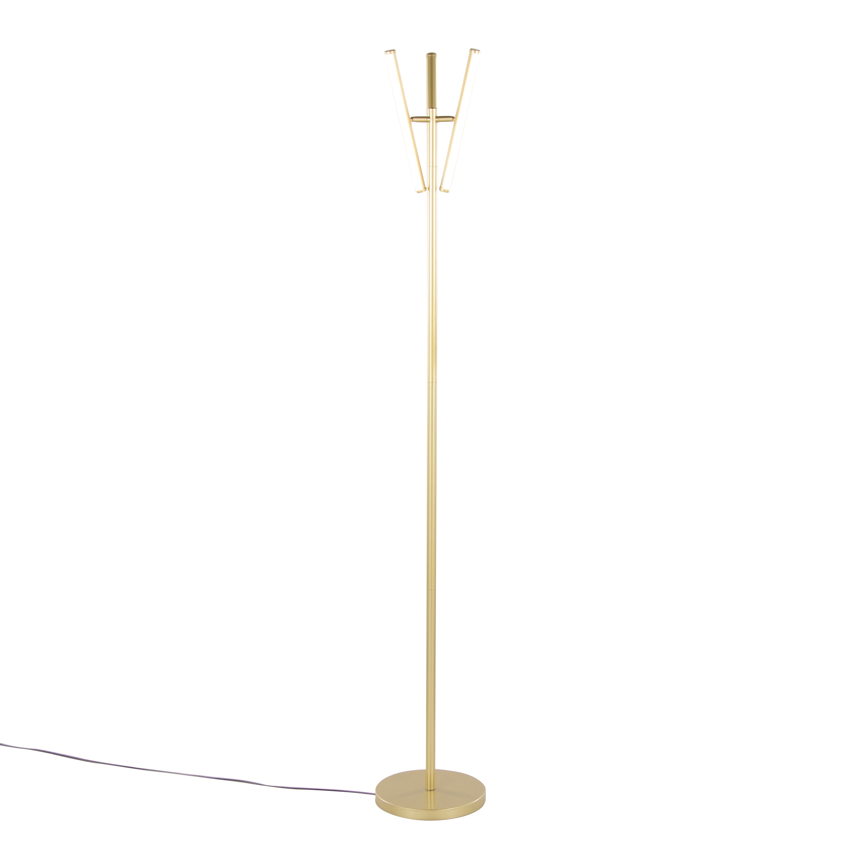 Icicle 65" Modern Swivel Floor Lamp