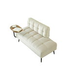 54-Inch Modern Two-Seater Velvet Sofa