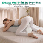 Ergonomic 27° Memory Foam Support Pillow for Couples