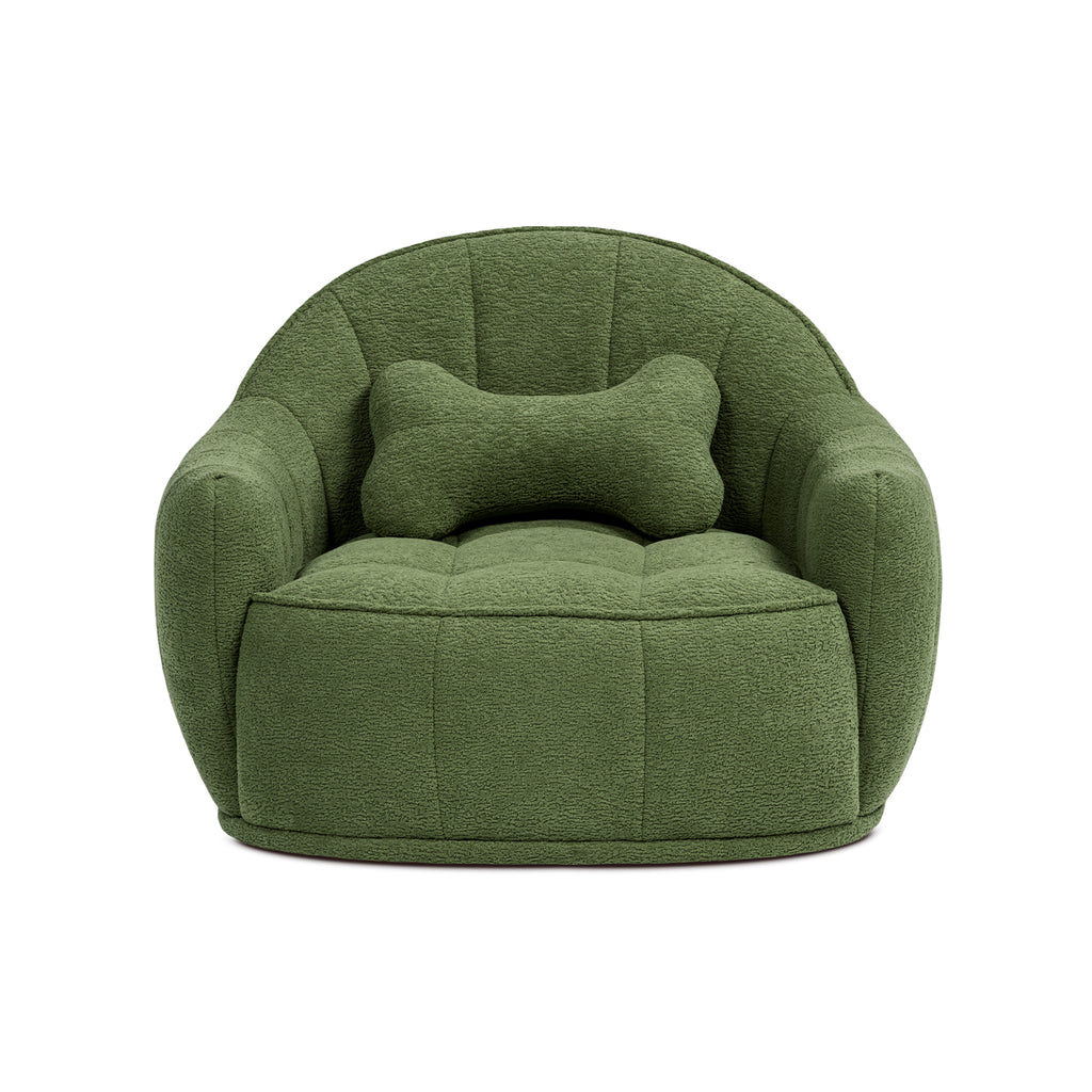 Louie 30.5" Dog Sofa Bed in Moss