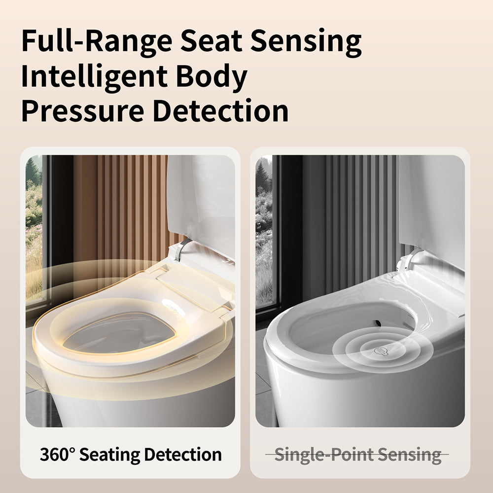 Smart Toilet Bidet with Auto Open Close