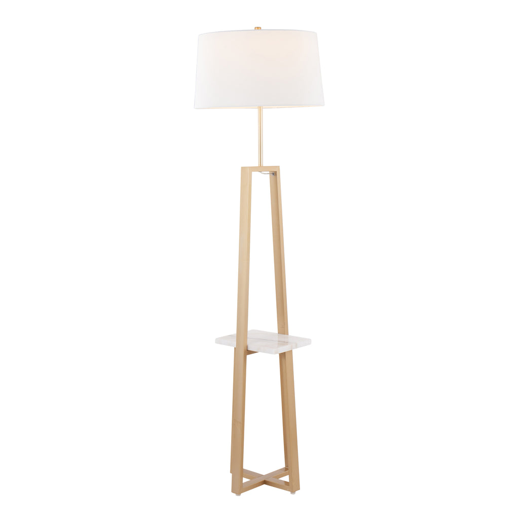 Shelf Contemporary Floor Lamp
