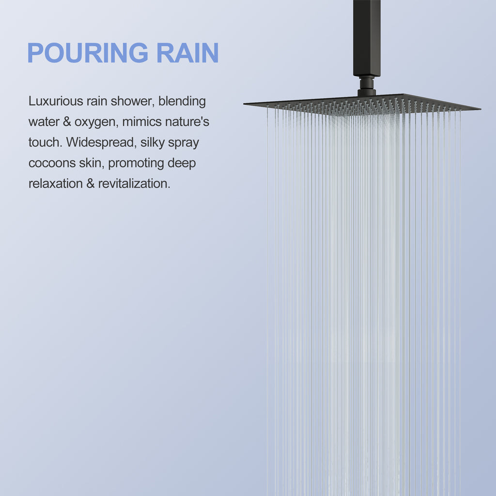 10" Stainless Steel Rainfall Shower Head