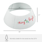 HOMCOM 26 Inch Christmas Tree Collar Ring