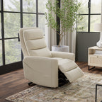Faux Leather Power Lift Chair in Bentley Oyster