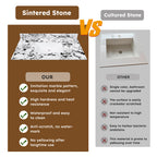 43"x22" Bathroom Vanity Top with Undermount Ceramic Sink