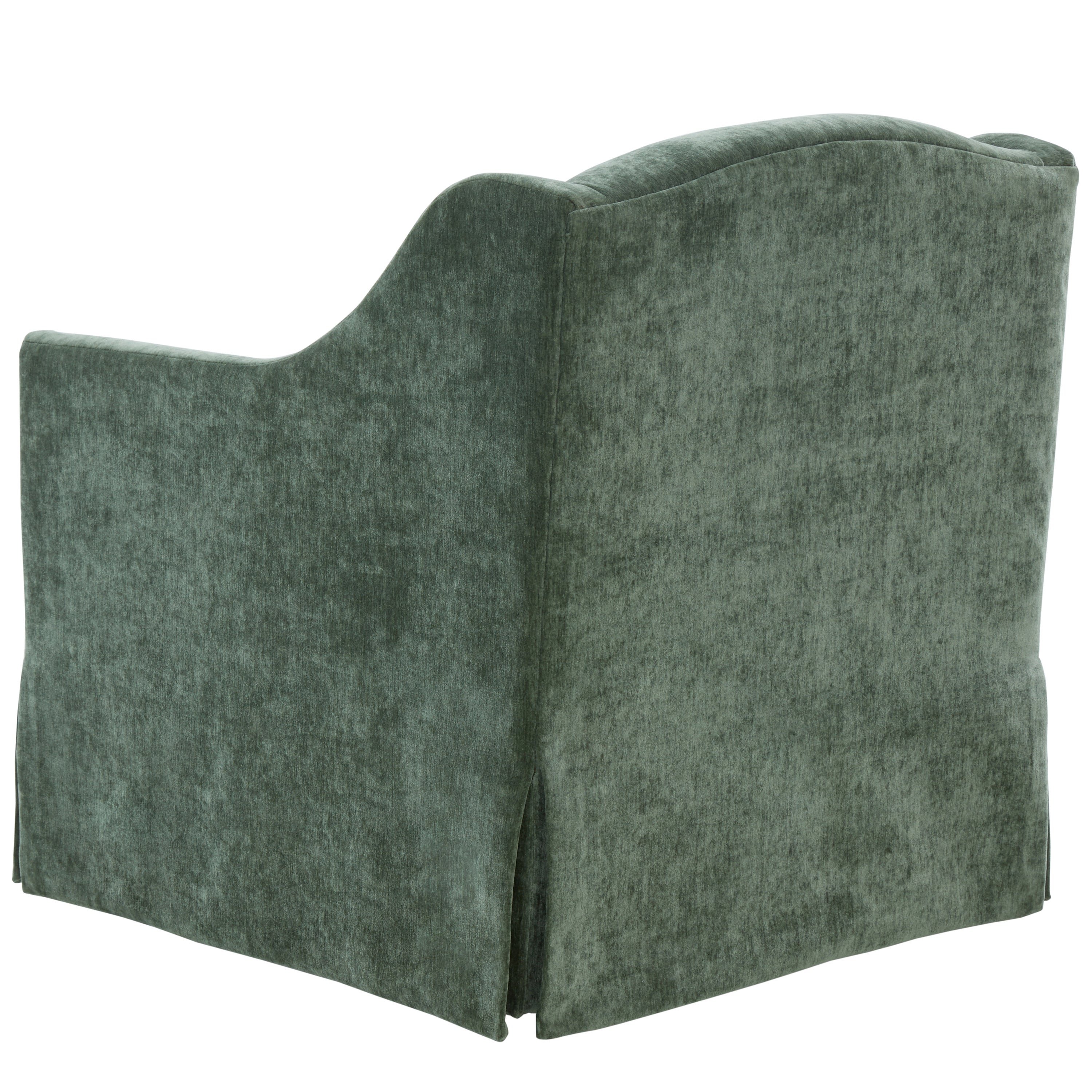 Luisa Skirted Swivel Accent Chair - Ivy