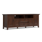 Amherst 72 Inch Wide Solid Wood TV Stand in Russet