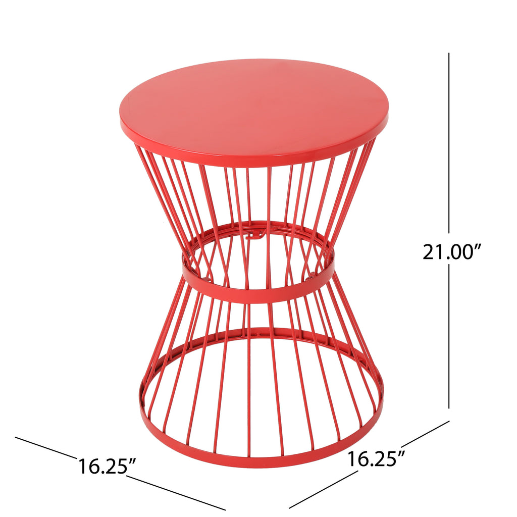 16" Stainless Steel Side Table