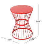 16" Stainless Steel Side Table