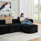 114" Cloud Sectional Couch with L-Shape Chaise