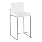 Contemporary High Back Counter Stool
