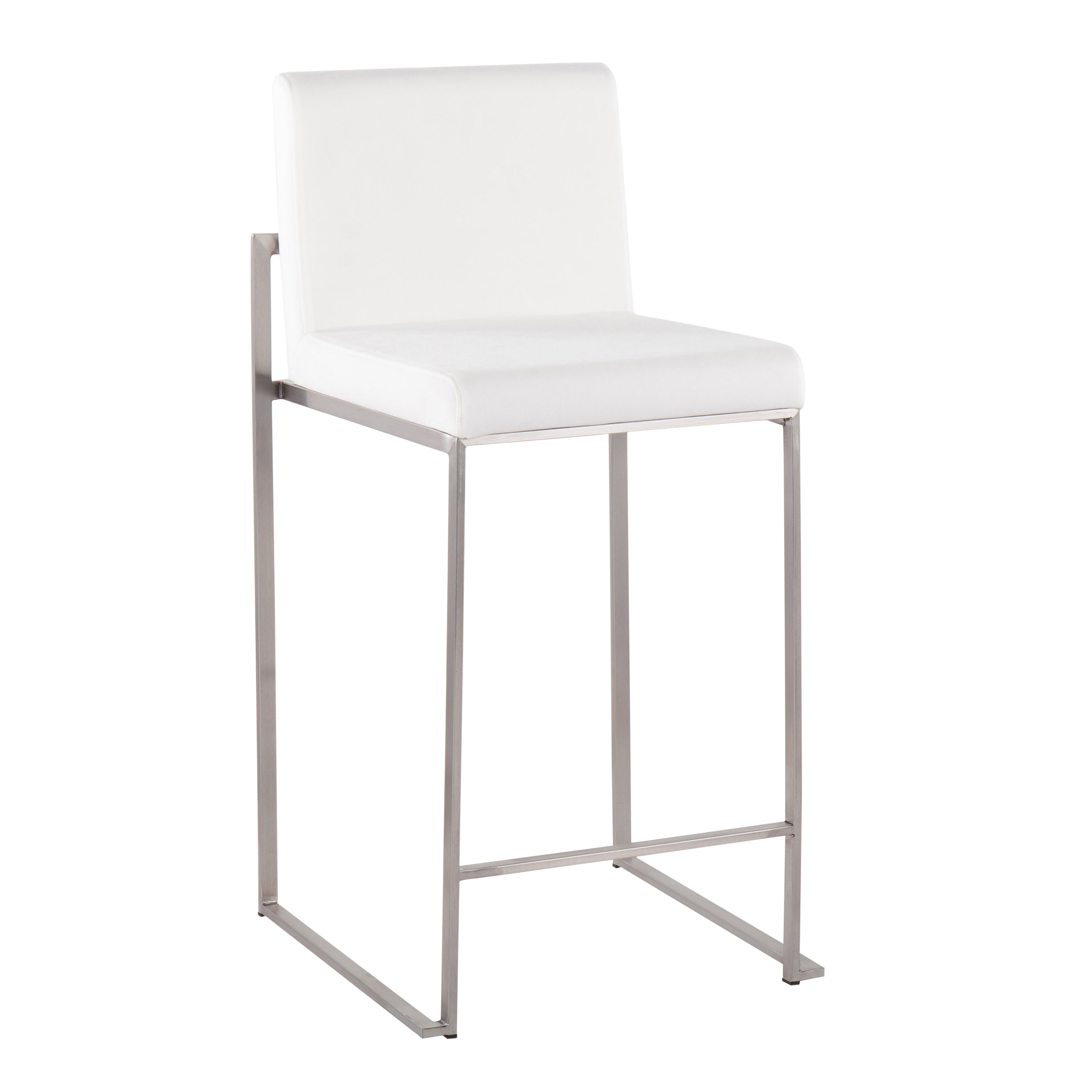 Contemporary High Back Counter Stool
