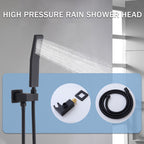 12 Inch Ceiling Mount Brushed Nickel Shower System
