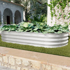 2-Piece Galvanized Raised Garden Bed Kit