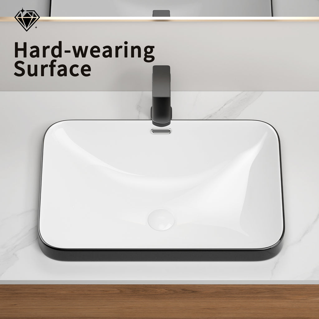 Ceramic Undermount Bathroom Sink