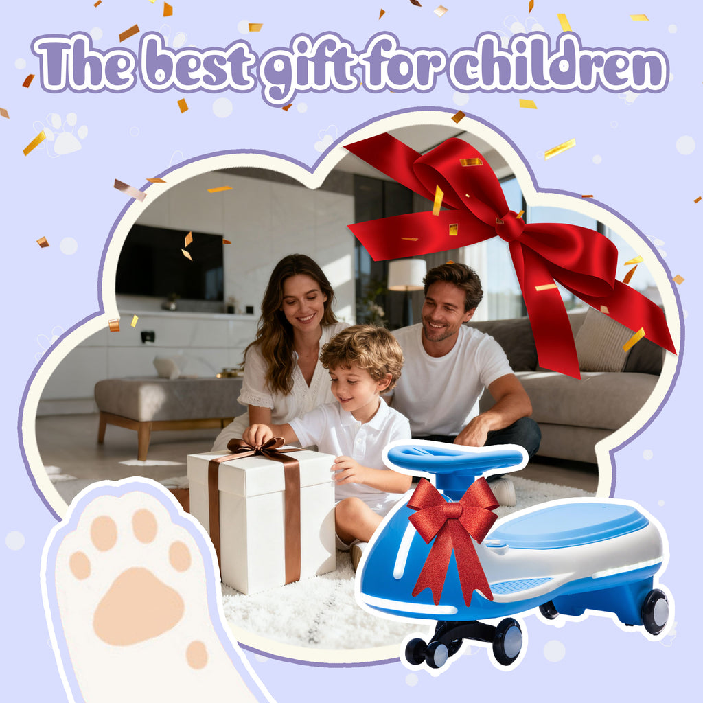 12V Kids Ride On Electric Wiggle Car