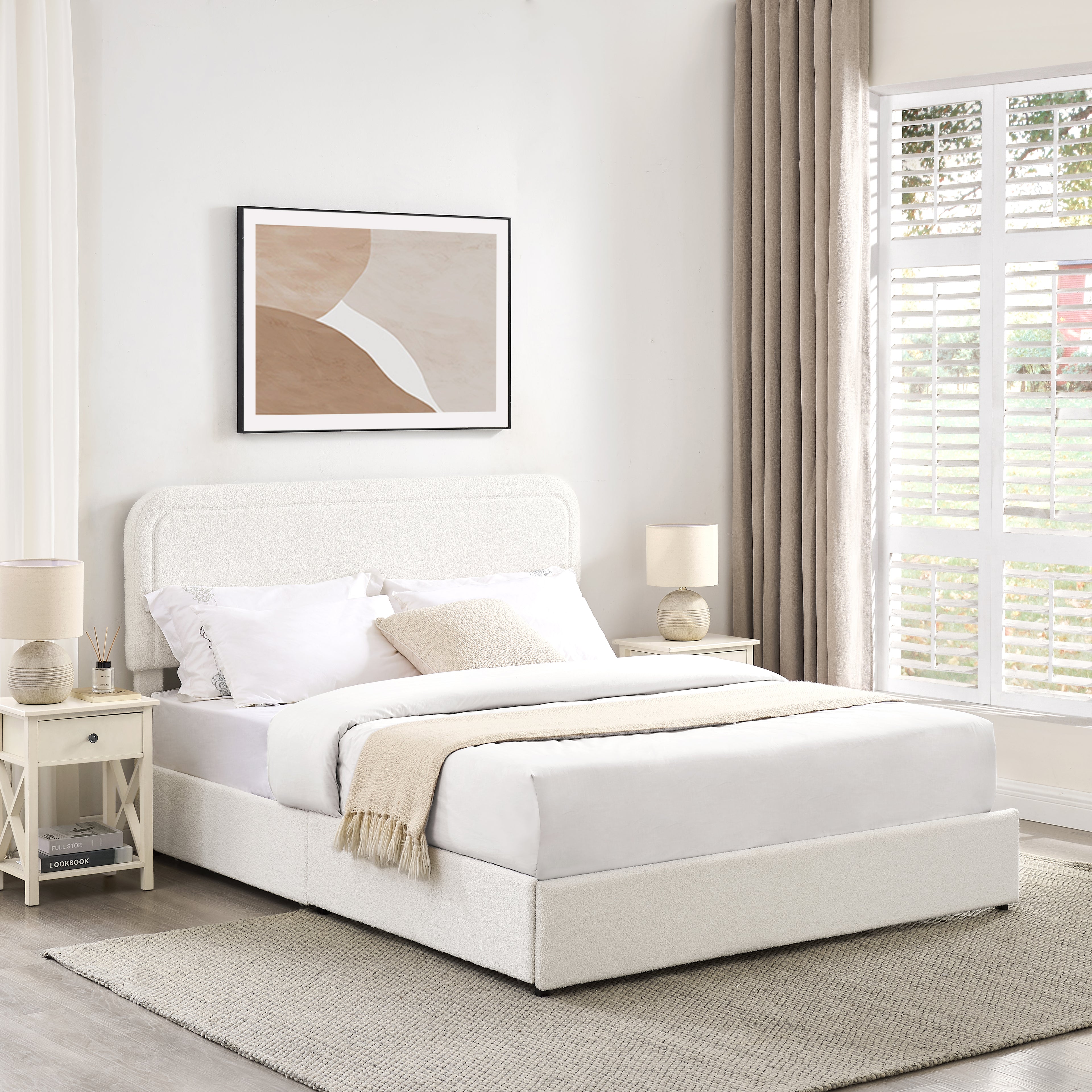Liv Patented 2-Drawers Storage Bed - Queen Size