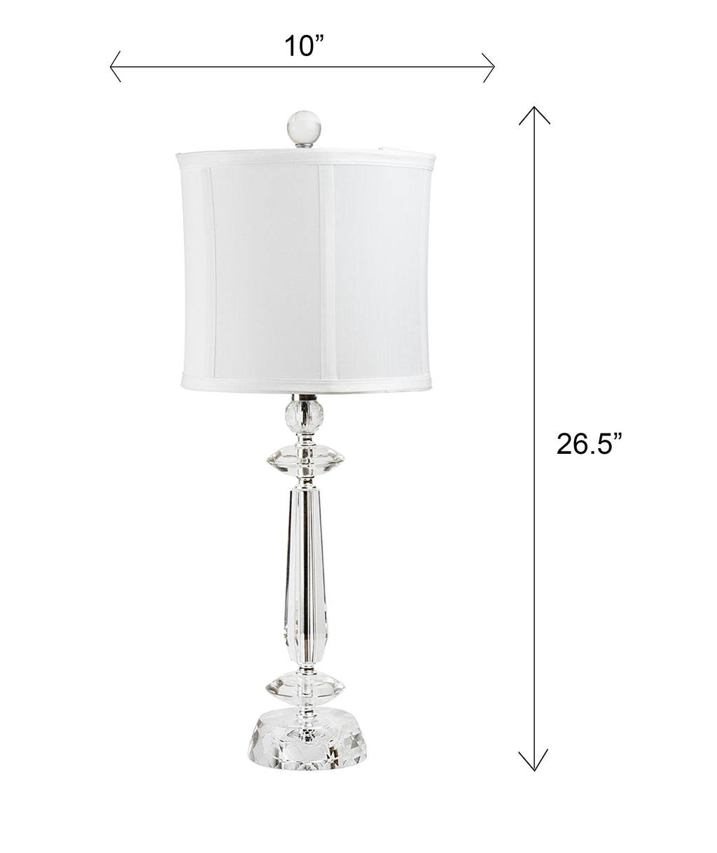 Karat 25.5" Contemporary Crystal Table Lamp