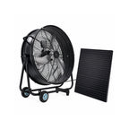 30" Wheeled Solar Fan