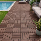 Plastic Interlocking Deck Tiles - 44 Pack