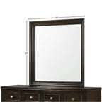 Merlot Square Mirror