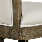 Henry 27" Armless Swivel Counter Height Bar Stool