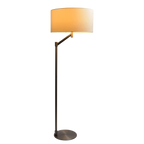 Serene Brushed Nickel Floor Lamp with Rotary Switch