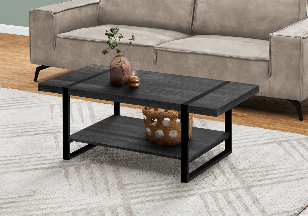 Coffee Table with Fixed Shelf