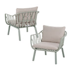 Huron Outdoor Patio PP Club Chair Set