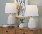 Claudia 20" Contemporary Ceramic Accent Lamp